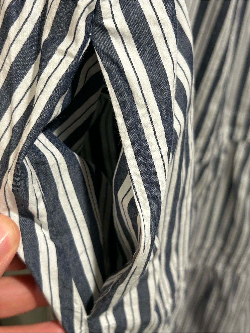 Quince Striped Tiered Maxi Dress - Picture 13 of 16